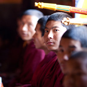 Nepal Himalayas Teaching Monks